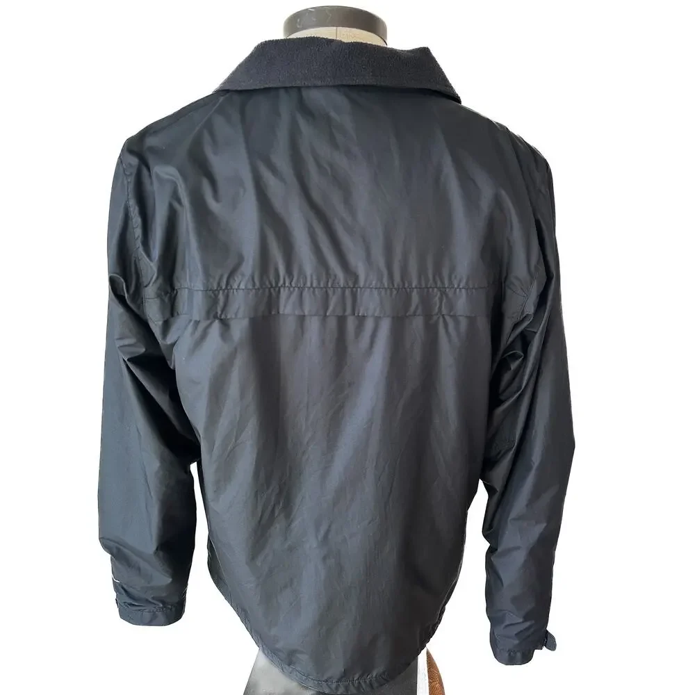 Columbia Omni-Shield Black Jacket Mens M Fleece Lined Windbreaker Gorpcore Zip
